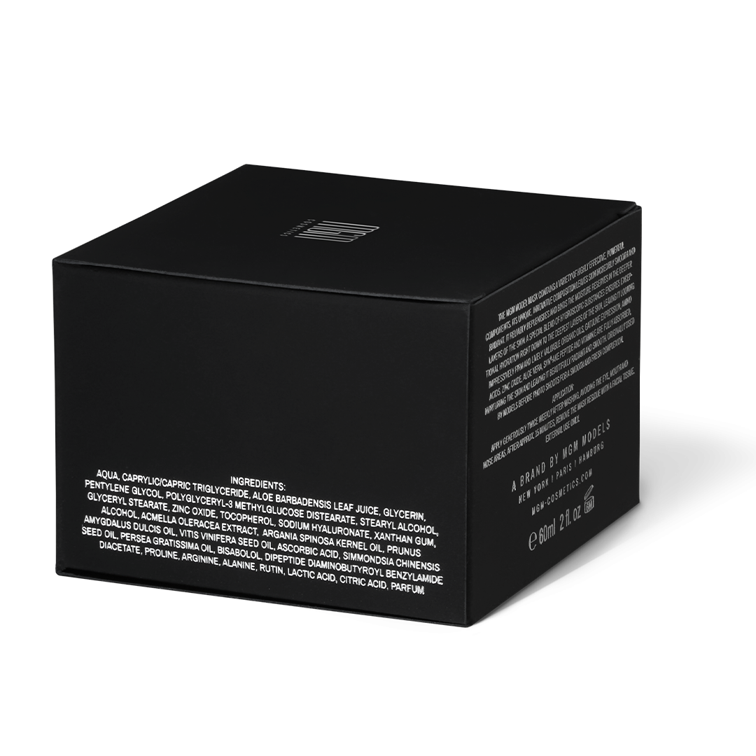 Model Mask package back